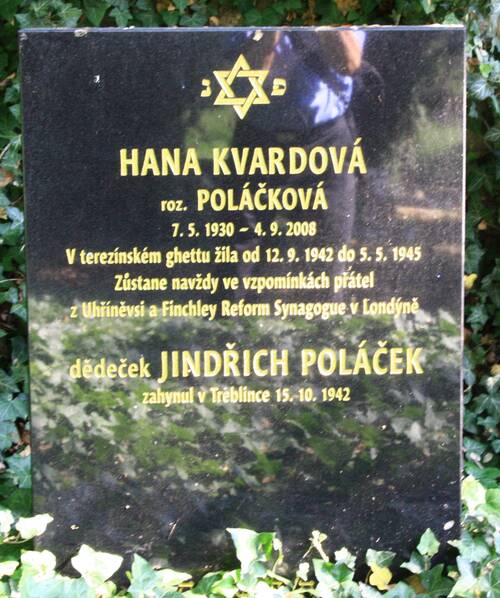 Hana Polackova Headstone